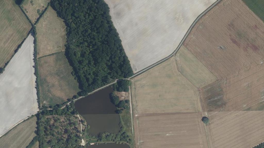 Vue aérienne des environs de Clion