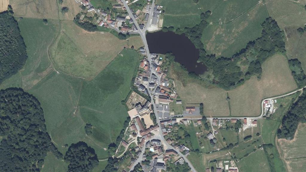 Vue aérienne des environs de Mainsat