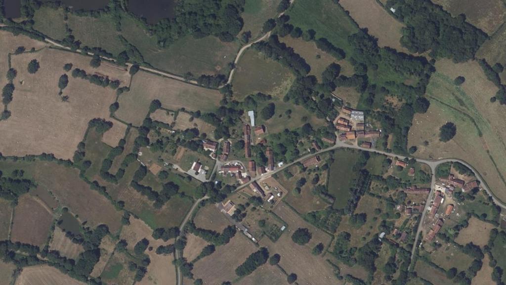 Vue aérienne de Étang de Rochegaudon