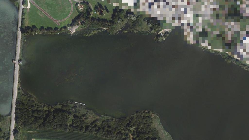 Vue aérienne de Étang de Saclay