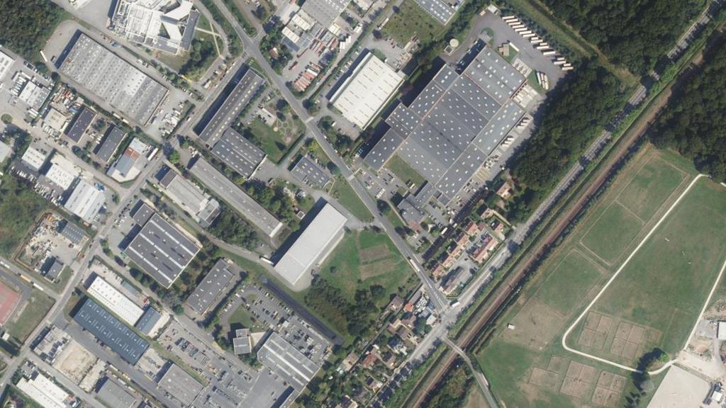 Vue aérienne de Étang de Saint Hubert