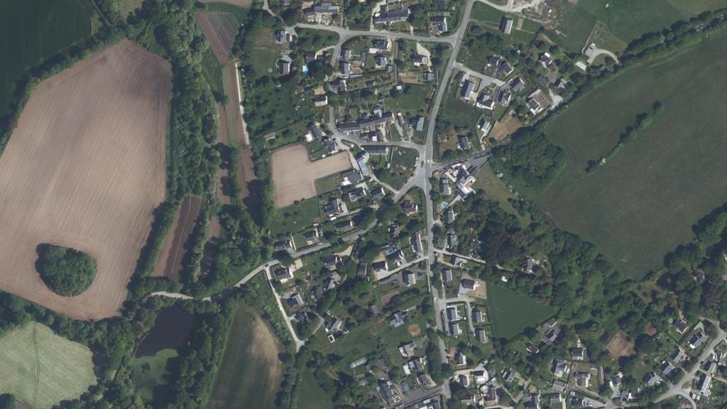 Vue aérienne de Étang de Sainte-Barbe
