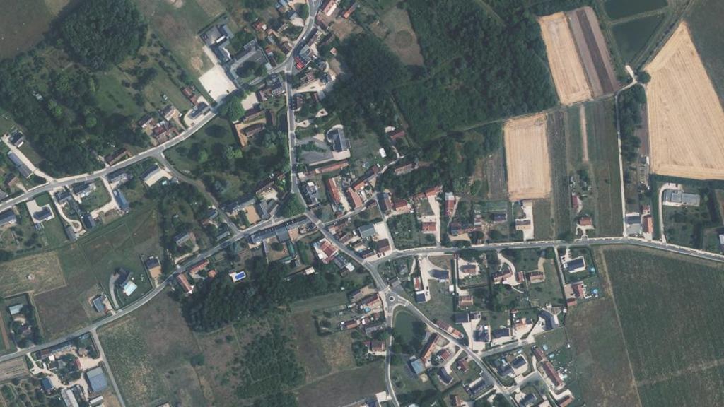 Vue aérienne de Étang de Sassay