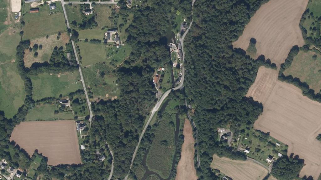 Vue aérienne des environs de Carnac