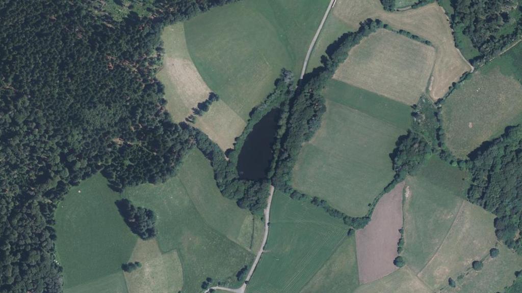 Vue aérienne de Étang des Basses