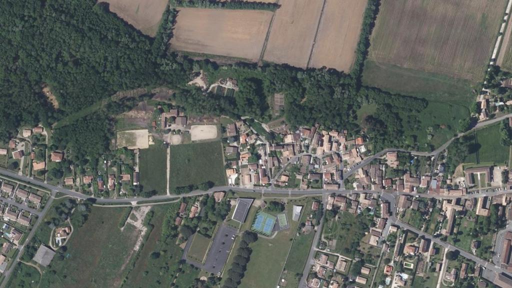 Vue aérienne de Étang des Grandes Chèvres