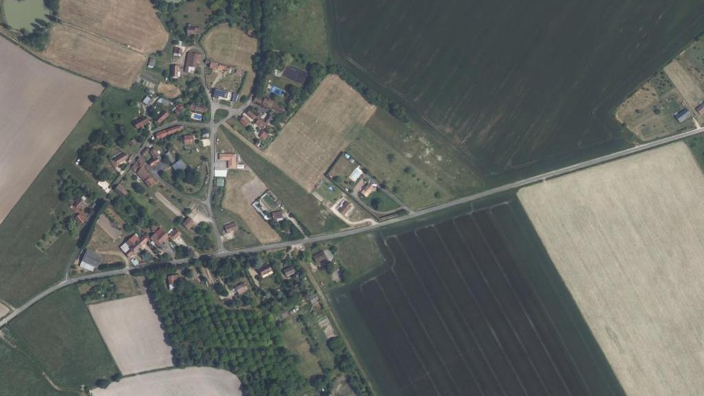 Vue aérienne de Étang des Minaudières