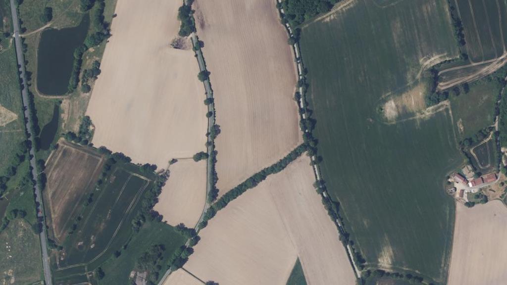 Vue aérienne de Étang des Mothes