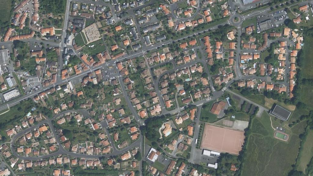 Vue aérienne de Étang des Noues