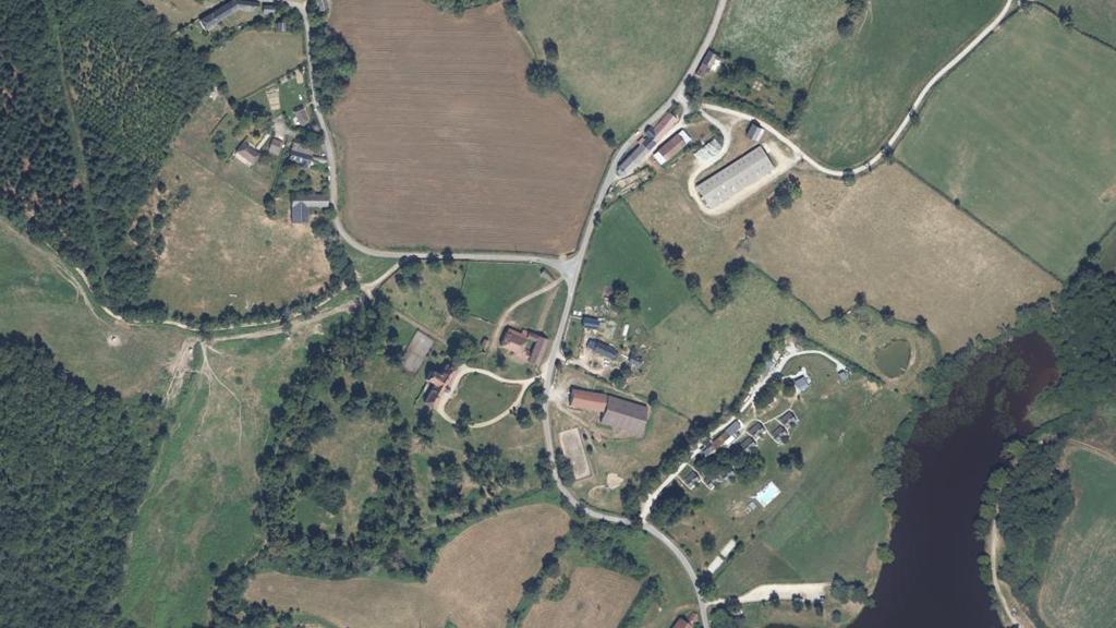 Vue aérienne de Étang des Portes