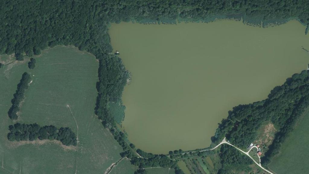 Vue aérienne de Étang des Salles (La Porte du Der)