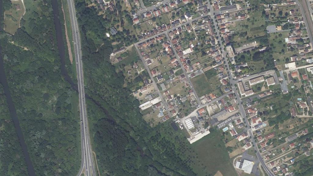 Vue aérienne de Étang des Savoies