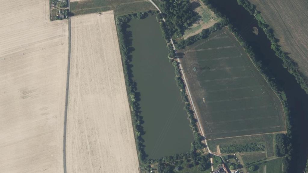 Vue aérienne des environs de Availles-en-Châtellerault