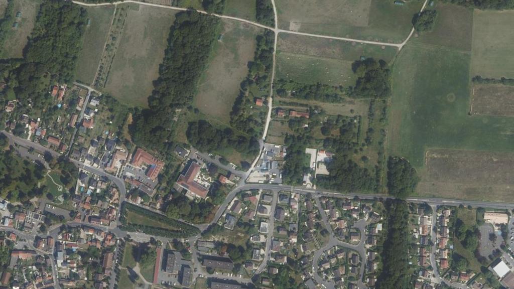 Vue aérienne de Étang Dominique