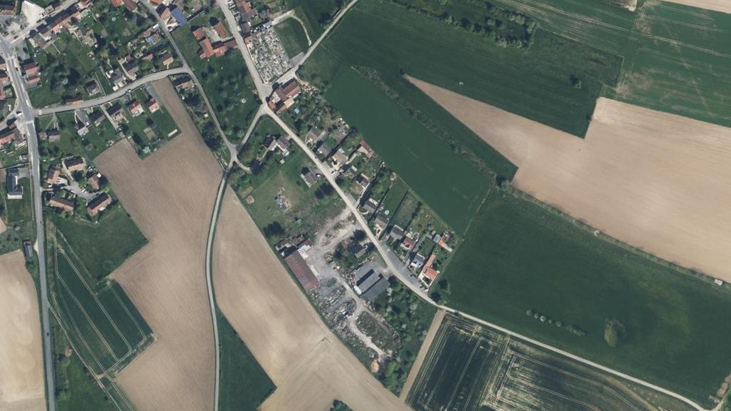 Vue aérienne des environs de Igny-Comblizy