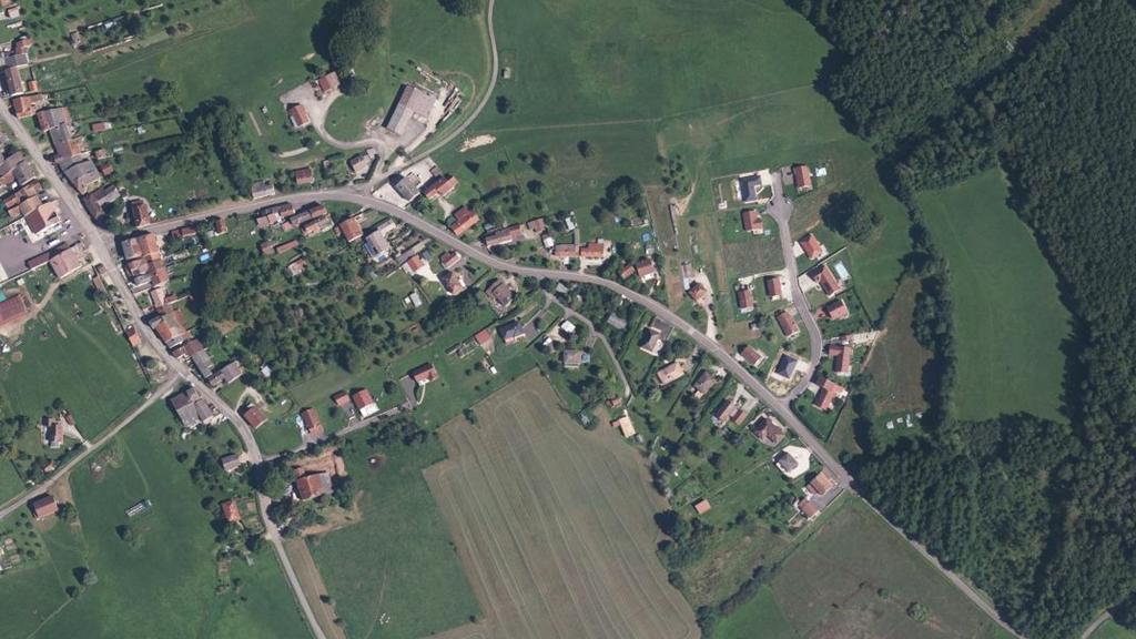 Vue aérienne des environs de Hautevelle