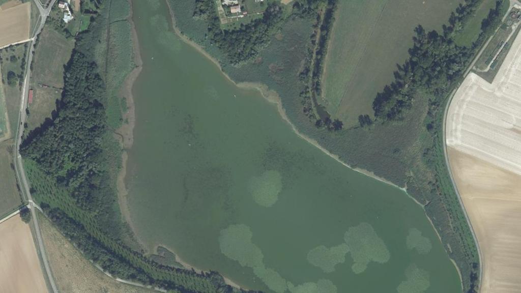 Vue aérienne de Étang du Fourneau