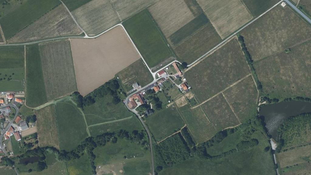 Vue aérienne de Étang du Fromenteau