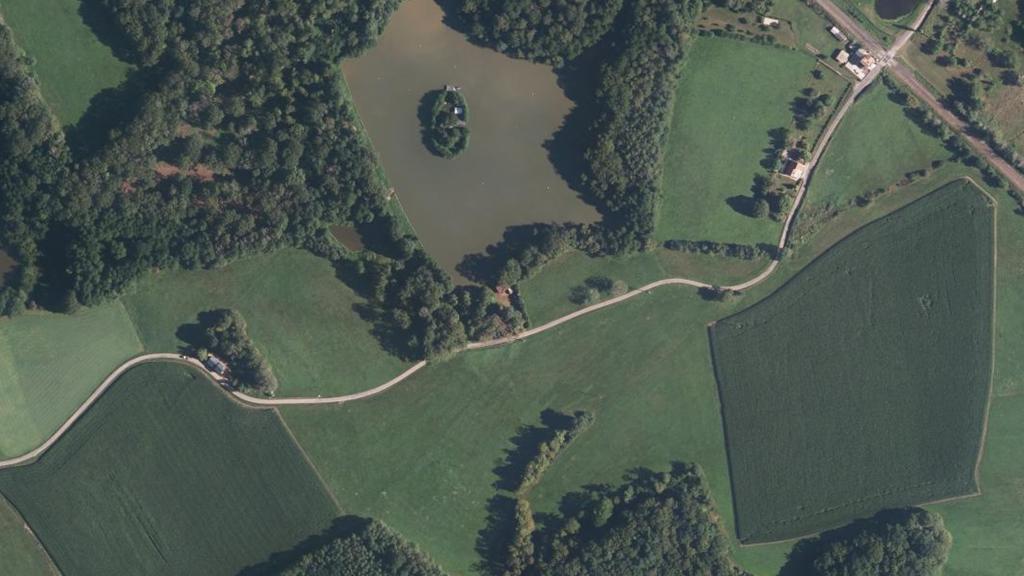Vue aérienne de Étang du Lyaumont