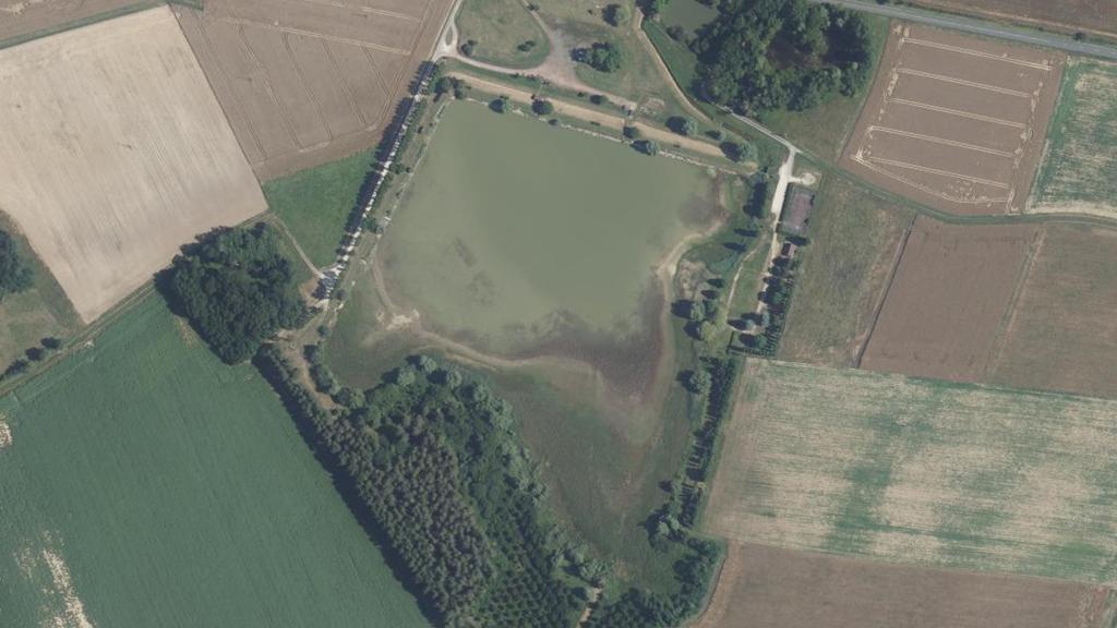 Vue aérienne de Étang du Plessis