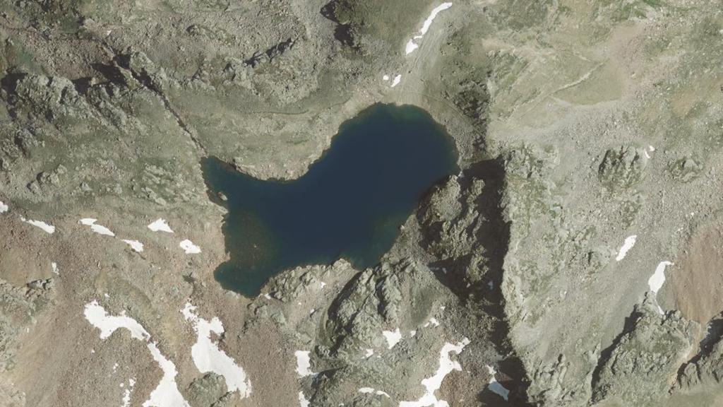 Vue aérienne de Étang du Rouch
