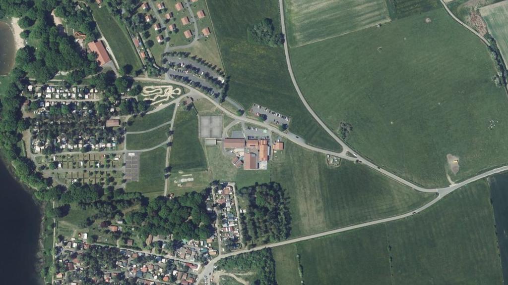 Vue aérienne des environs de Langatte