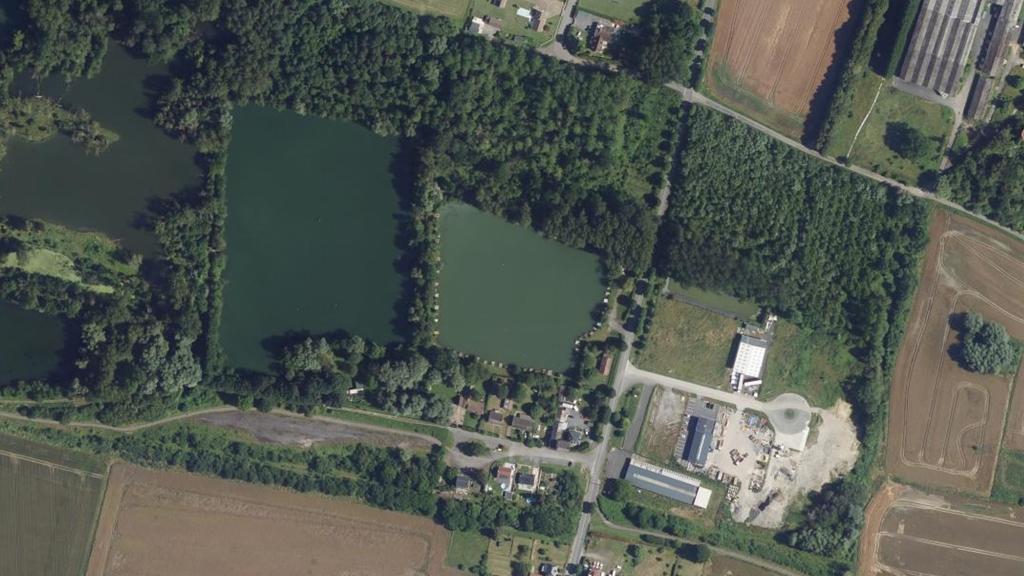Vue aérienne des environs de Jaulzy