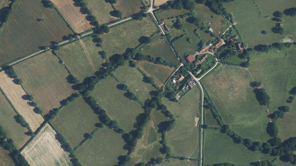 Vue aérienne de Étang le Furet