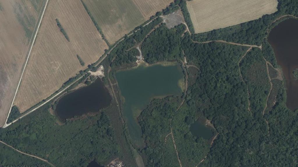 Vue aérienne de Étang Perriere