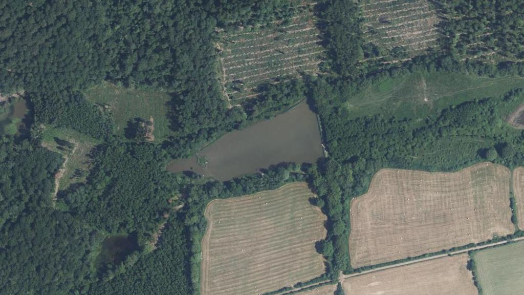Vue aérienne de Étang Thierry