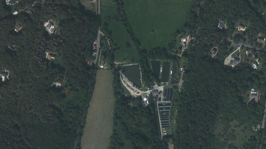 Vue aérienne de Étangs de Bernay