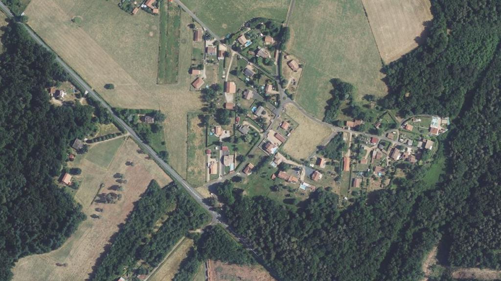 Vue aérienne de Étangs de Guignes