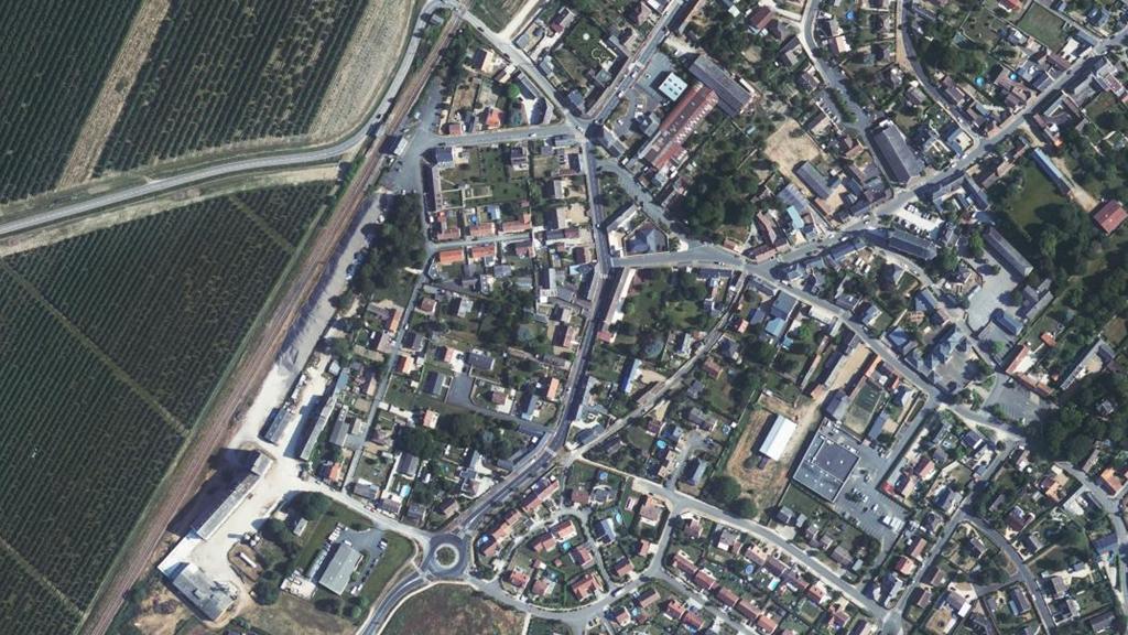 Vue aérienne de Étangs d'Illiers (Bailleau-le-Pin)
