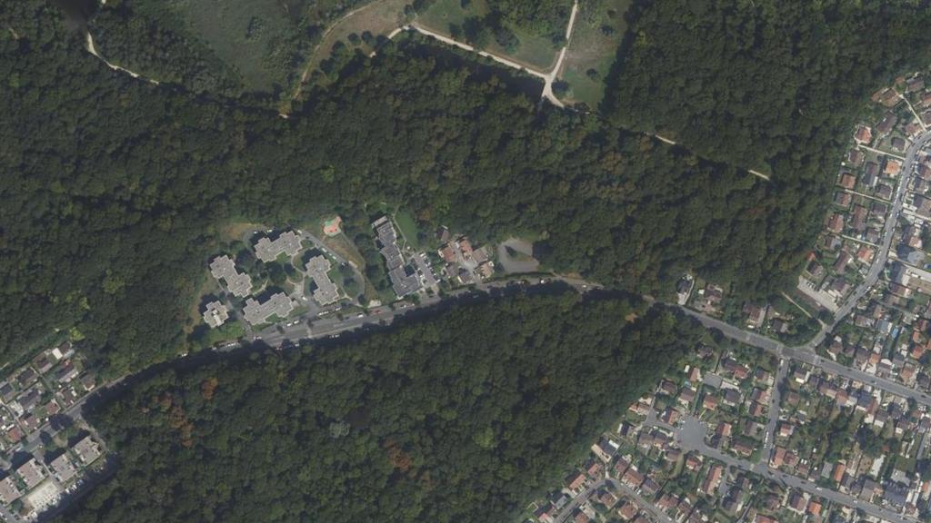 Vue aérienne de Étangs Isabelle