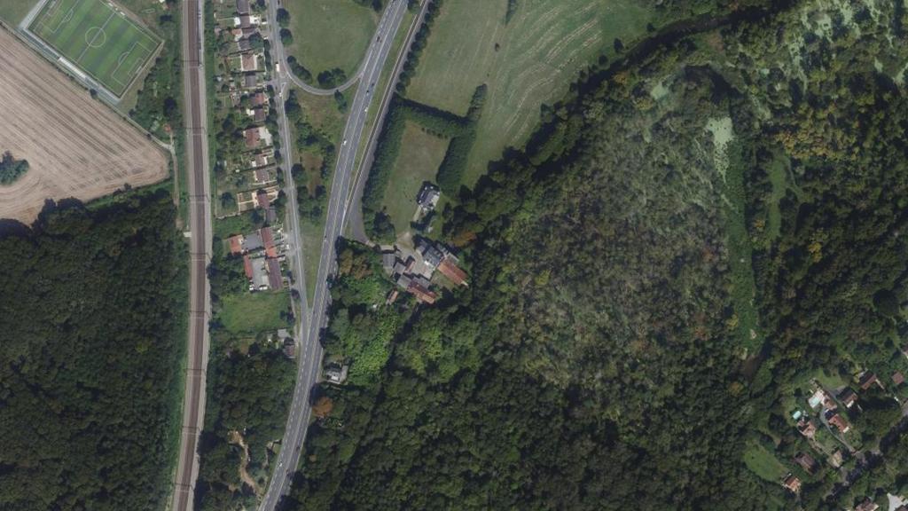 Vue aérienne de Etrechy