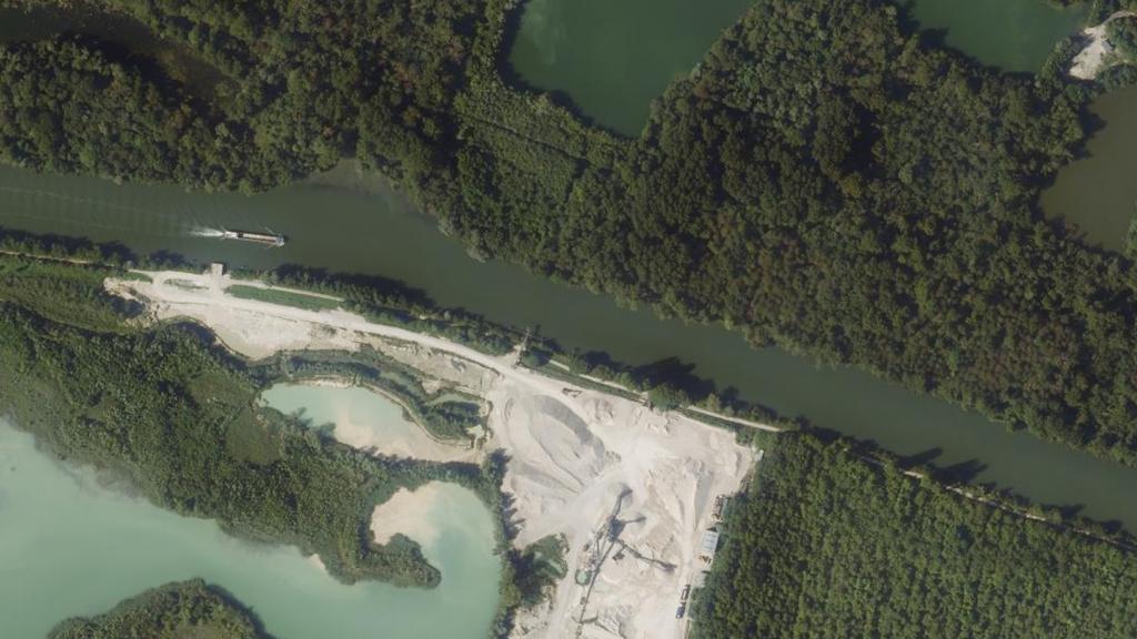 Vue aérienne de Fleuve Seine