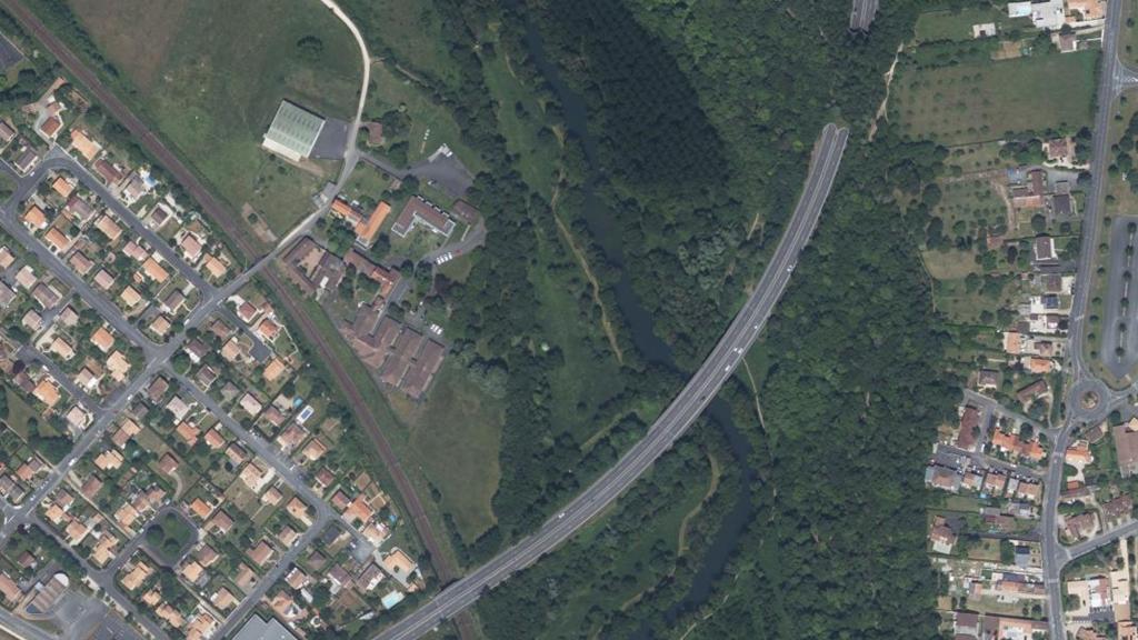 Vue aérienne de Frayère de la Prairie Galbois