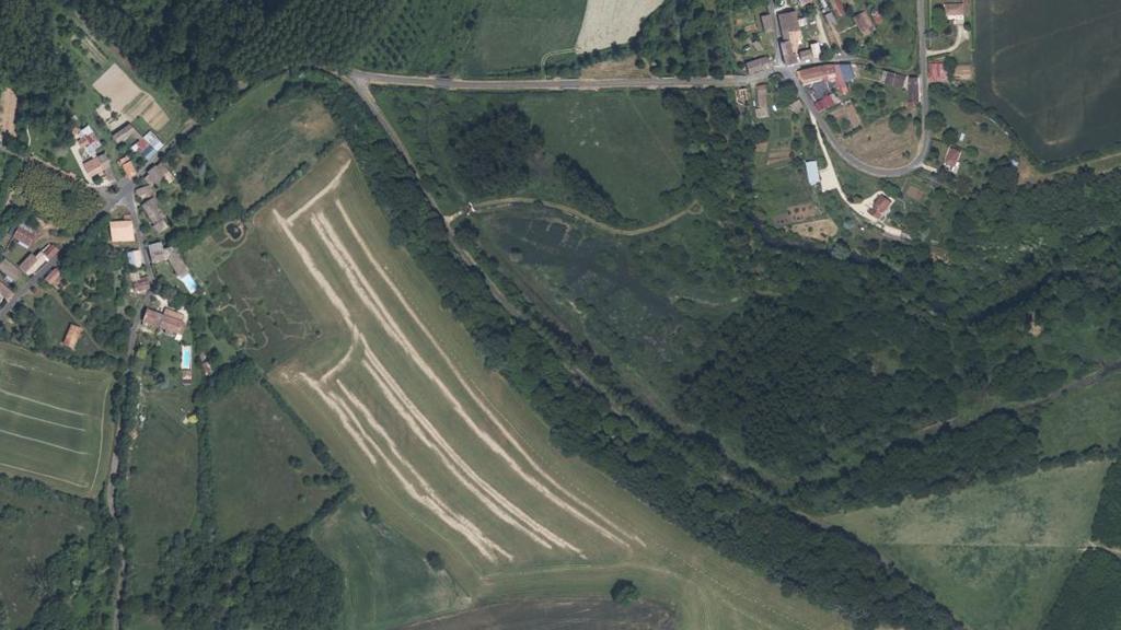 Vue aérienne de Frayere de Vieillemonnaie