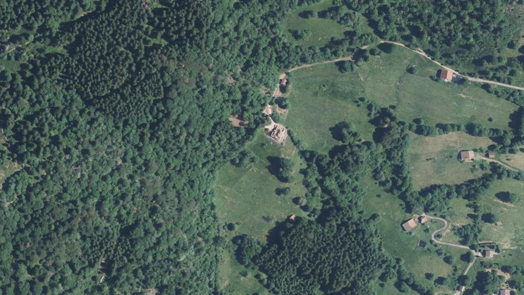 Vue aérienne de Goutte du Bas