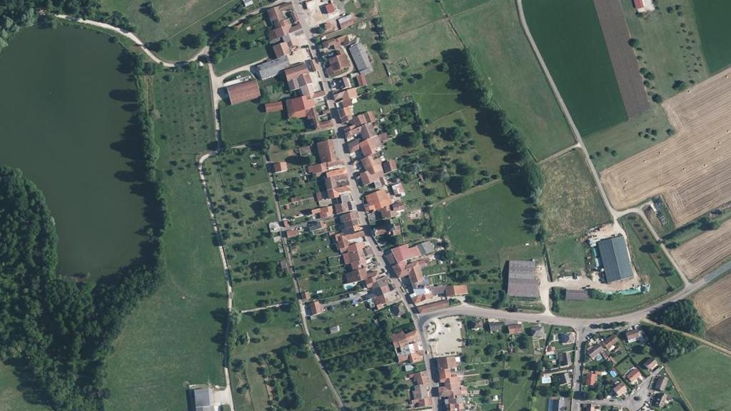 Vue aérienne des environs de Bayard-sur-Marne