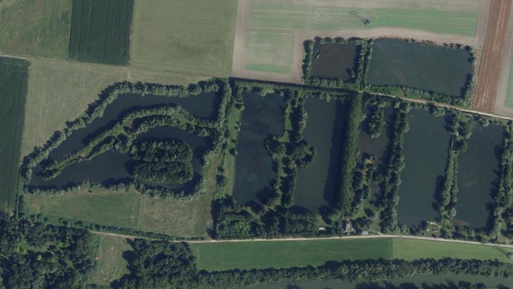 Vue aérienne de Gravière de la Garenne