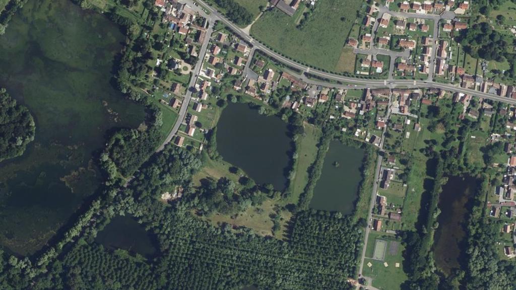 Vue aérienne de Gravière du Fossé à Carpe
