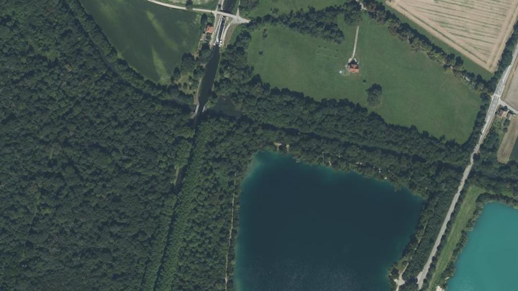 Vue aérienne de Gravière Nordhouse