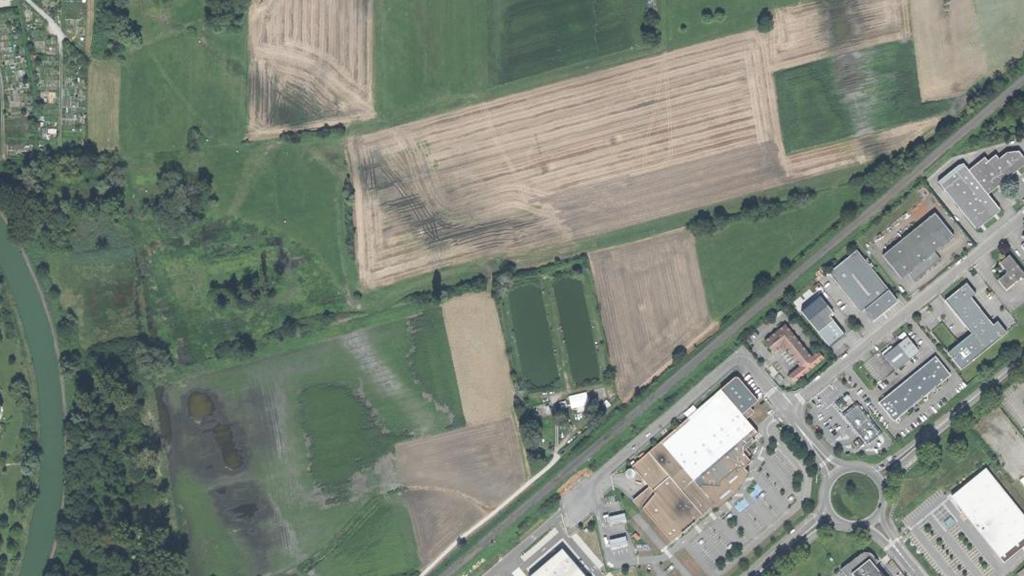Vue aérienne des environs de Hœnheim