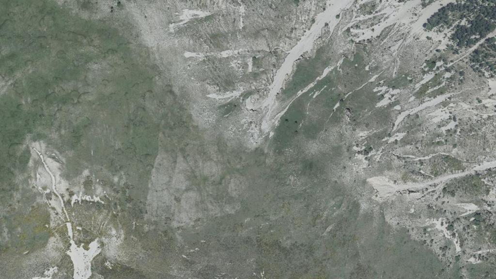 Vue aérienne des environs de Sausses