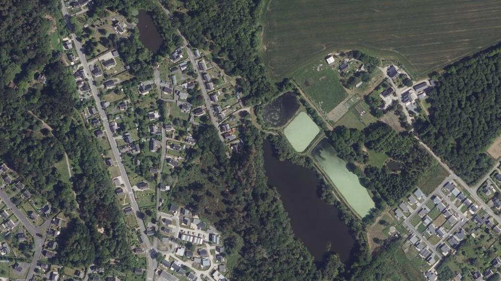 Vue aérienne de Kaolins