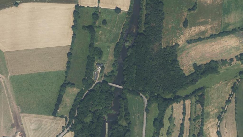 Vue aérienne de La Bataille