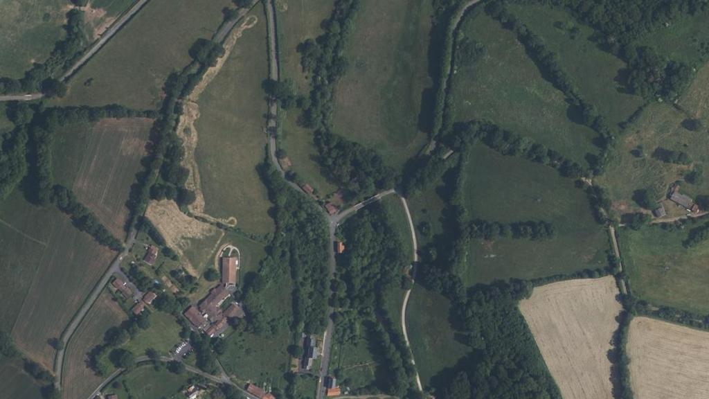 Vue aérienne de La Blourde