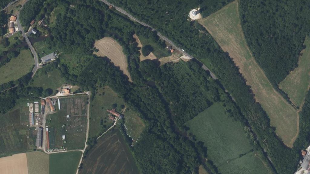 Vue aérienne de La Charente (Charroux)