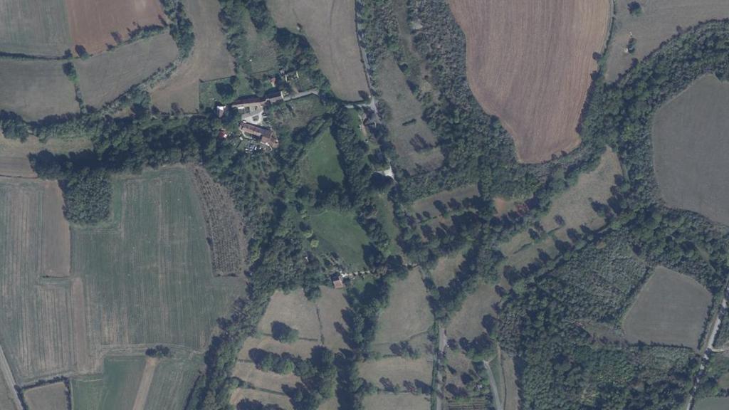 Vue aérienne de La Cosane